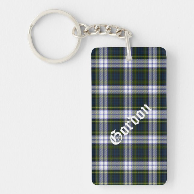 Porte - clé fait sur commande de plaid de tartan (Devant)