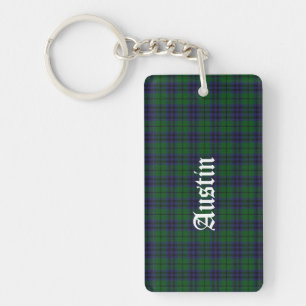 Porte - clé fait sur commande de plaid de tartan