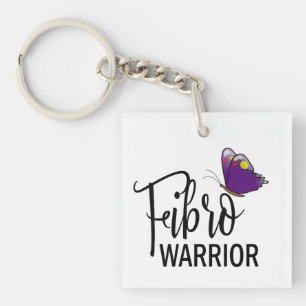Porte - clé fibro de papillon de guerrier