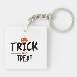 Porte - clé Halloween élégant blanc
