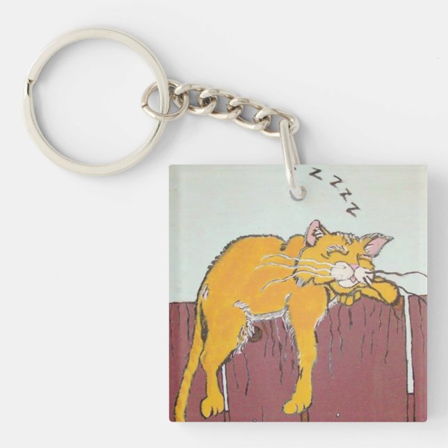 Porte - clé Kitty dormant (Devant)