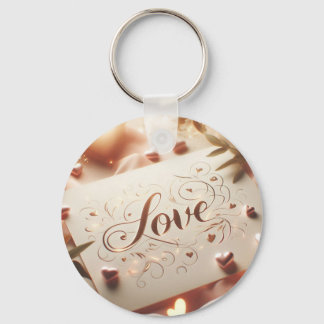 Porte-clé LOVE design élégant