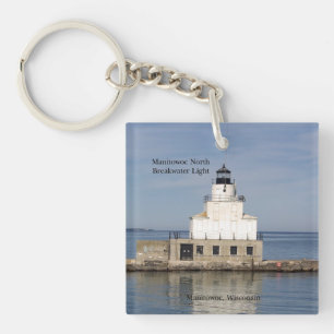 Porte - clé lumineux de brise-lames nord de Manito