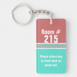 Porte - clé moderne de chambre d'hôtel de bloc d