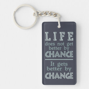 PORTE - CLÉ monogramme personnalisé LIFE CHANGER