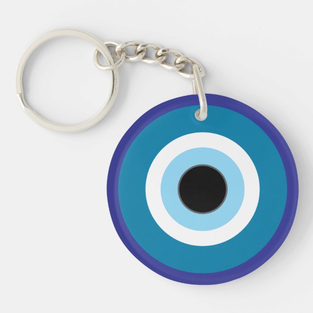 Porte - clé oeil mal (Devant)