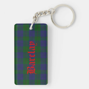 Porte - clé personnalisé Barclay Tartan Plaid