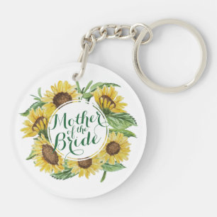 Porte - clé personnalisé de mariage de guirlande