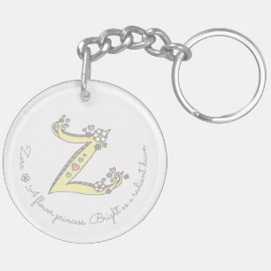 Porte - clé personnalisé par zara nommé de filles