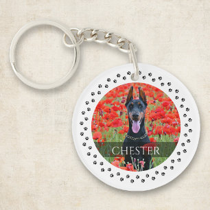 Porte - clé photo de chien - Gardien de chien pers
