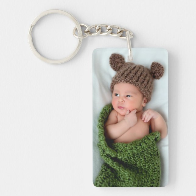 Porte - clé photo personnalisé (Devant)