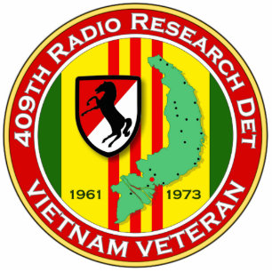 Porte-clé Photo Sculpture 409th RRD - Asa Vietnam