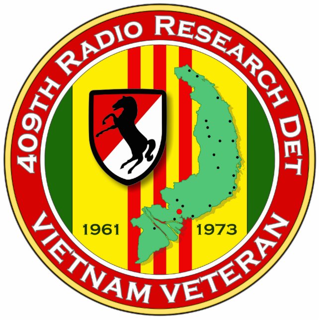 Porte-clé Photo Sculpture 409th RRD - Asa Vietnam (Devant)