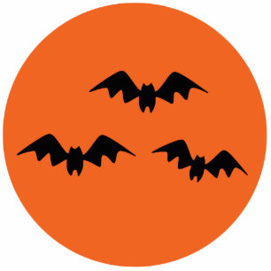 Porte-clé Photo Sculpture Bats d'Halloween