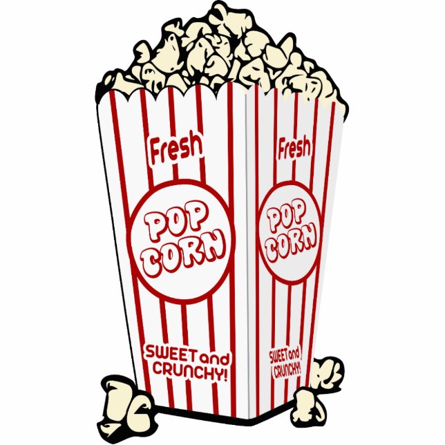 Porte-clé Photo Sculpture Maïs éclaté frais (Devant)