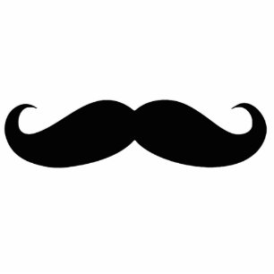Porte-clé Photo Sculpture Moustache coupé déguisement, drôle de moustache