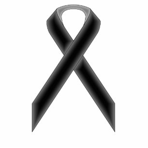 Porte-clé Photo Sculpture Ruban de la Black Standard par Kenneth Yoncich