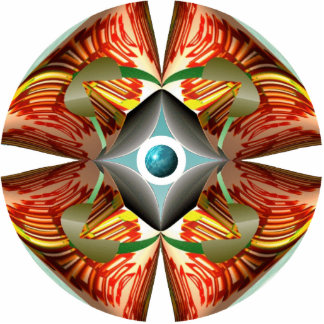 Porte-clé Photo Sculpture Sculpture géométrique fraîche en porte - clé