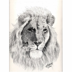 Porte-clé Photo Sculpture Sculpture masculine en photo de lion