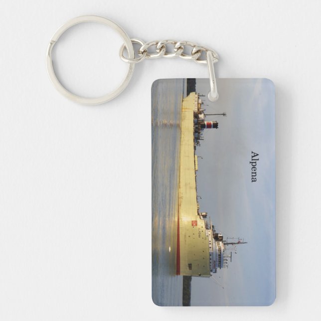 Porte - clé rectangle Alpena (Devant)
