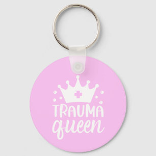 porte-clé simple couronne cadeau rose infirmière n