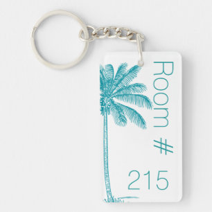 Porte - clé tropical de clé de chambre d'hôtel de