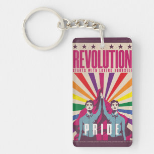 Porte - clé vintage Pride