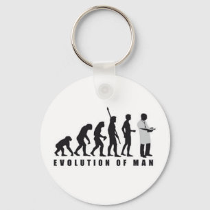 Porte-clefs d'évolution de l'homme à docteur