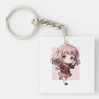 PORTE-CLÉS かわいいアニメキャラのアクリルキーホルダー