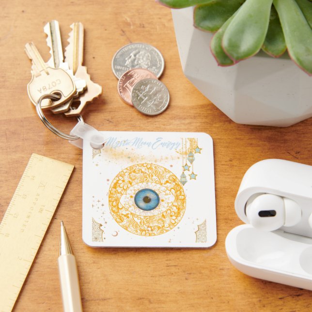 PORTE-CLÉS 神秘的な月キーホルダー (Bureau)