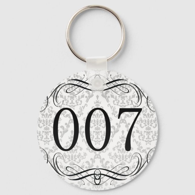 Porte-clés 007 Indicatif régional (Recto)