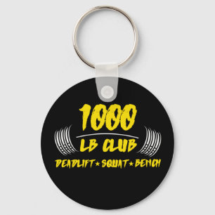 Porte-clés 1000 LB Club Deadlift Squat Banc sans manches