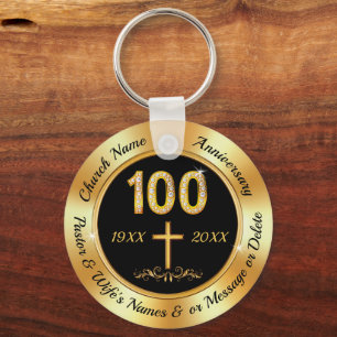 Porte-clés 100 Anniversaire de l'Église, Faveurs de l'Église 