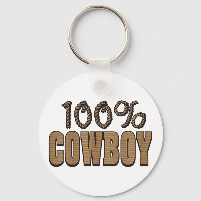 Porte-clés 100 % Cowboy (Recto)