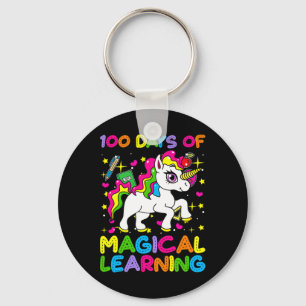 Porte-clés 100 jours d'apprentissage magique 100e jour d'écol