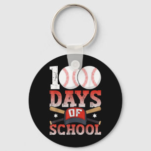 Porte-clés 100 Jours De Baseball Scolaire 100E Jour Pour L'Ét