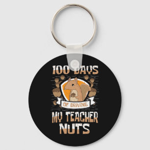 Porte-clés 100 Jours De Conduite Mon Enseignant Nuts 100e Jou