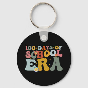 Porte-clés 100 Jours De L'Ère Scolaire Enseignant Super Enfan