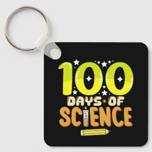 Porte-clés 100 jours de science 100e jour d'école Enseignant