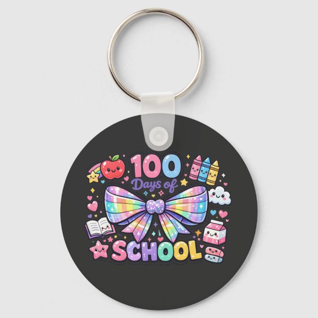 Porte-clés 100 Jours D'École  (Recto)