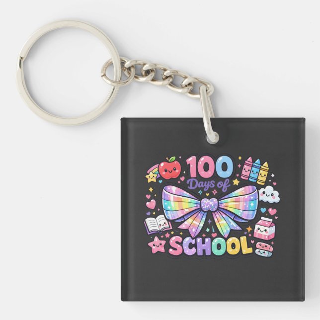 Porte-clés 100 Jours d'école  (Devant)