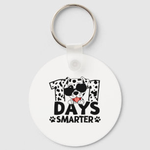 Porte-clés 100 Jours D'École Chien Dalmatien Garçon Enfant 10