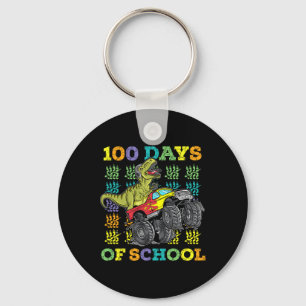 Porte-clés 100 Jours D'école Trex 100 Jours Plus Intelligents