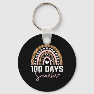 Porte-clés 100 jours plus intelligent Joyeux 100ème jour d'éc