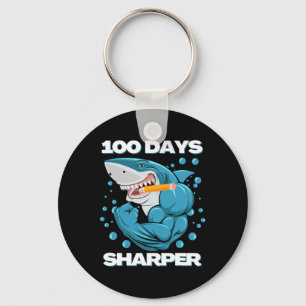 Porte-clés 100 Jours Sharper Shark Plaisir 100 Jours D'École