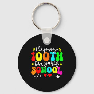 Porte-clés 100e jour d'école enseignant enfants enfant heureu