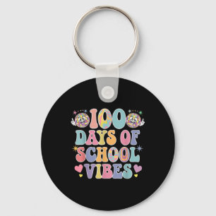 Porte-clés 100ème Jour De Vibes Scolaires Mignonne Sourire Vi