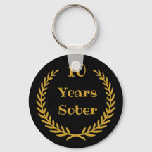 10 ans de Porte - clé sobre pour le rétablissement