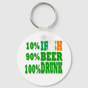 Porte-clés 10% irlandais
