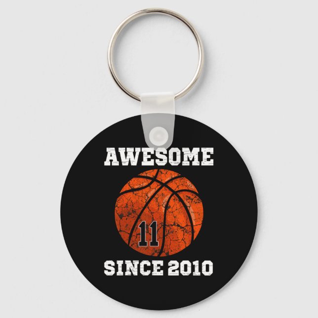Porte-clés 11e Anniversaire Basketball Lover Don 11 Anniversa (Recto)